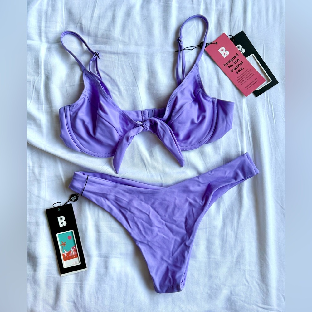 Blackbough Lavender Purple Bikini Set